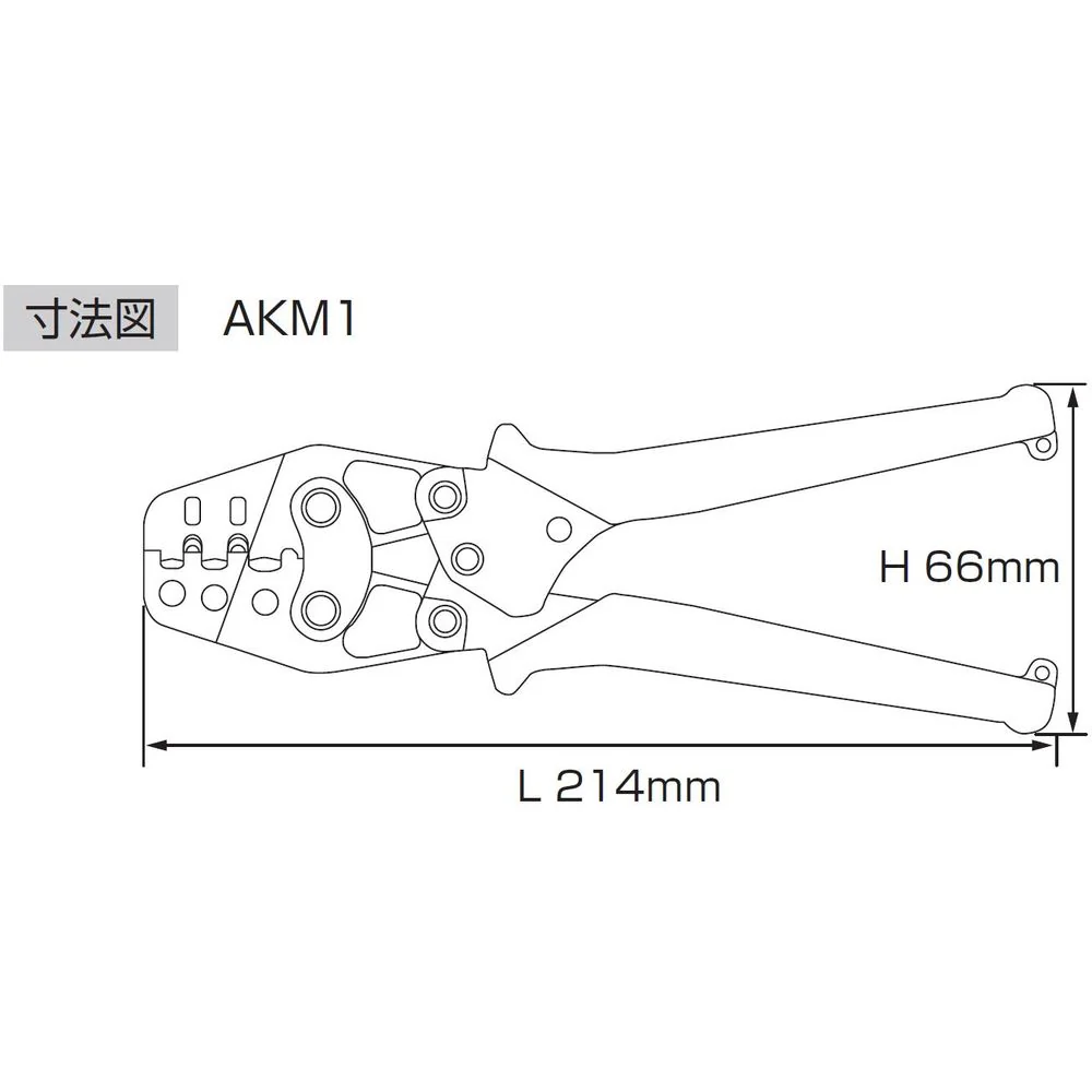 エビ マルチミニ圧着工具 【直送品】 返品・キャンセル・他商品と同時購入は不可 - Image 2