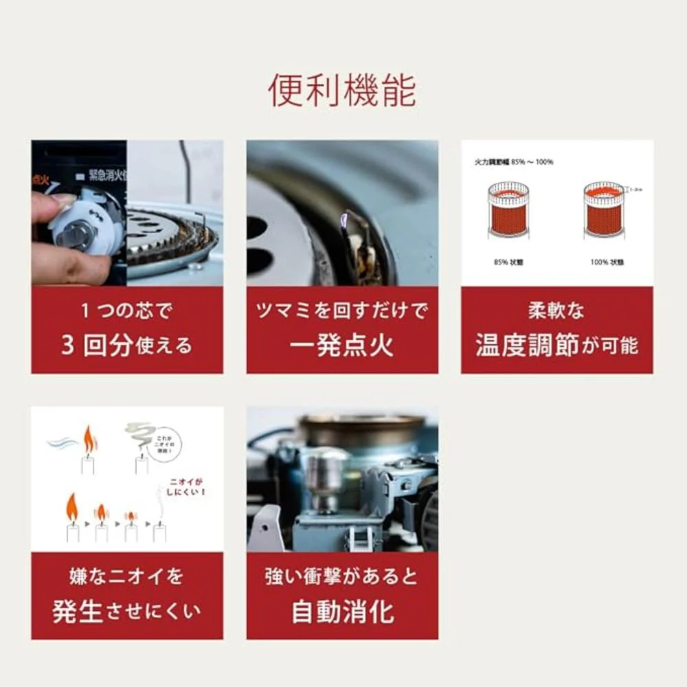 トヨトミ 反射形 石油ストーブ RS-W3024B ワイドタイプ 【直送品】 返品・キャンセル・他商品と同時購入は不可 - Image 5
