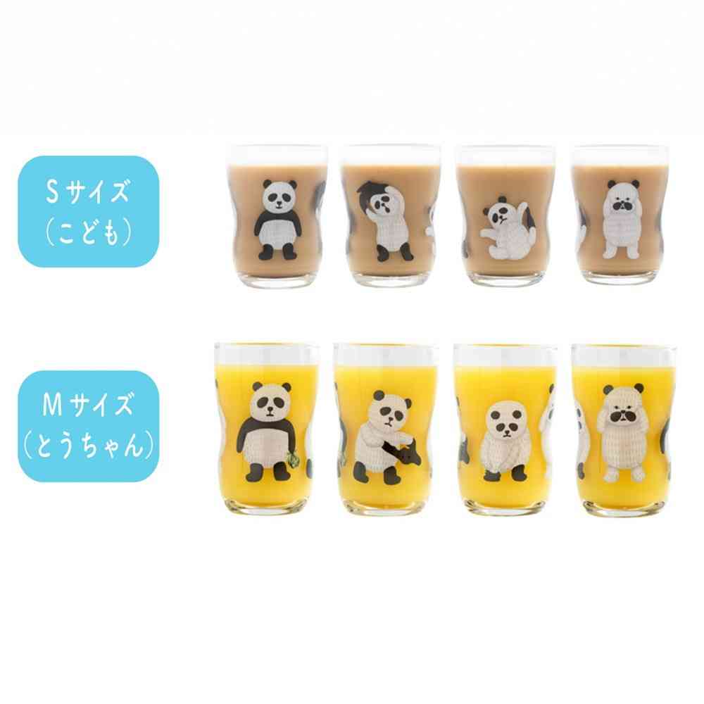 アデリア つよいこグラスS パンダ銭湯 1個 - Image 3