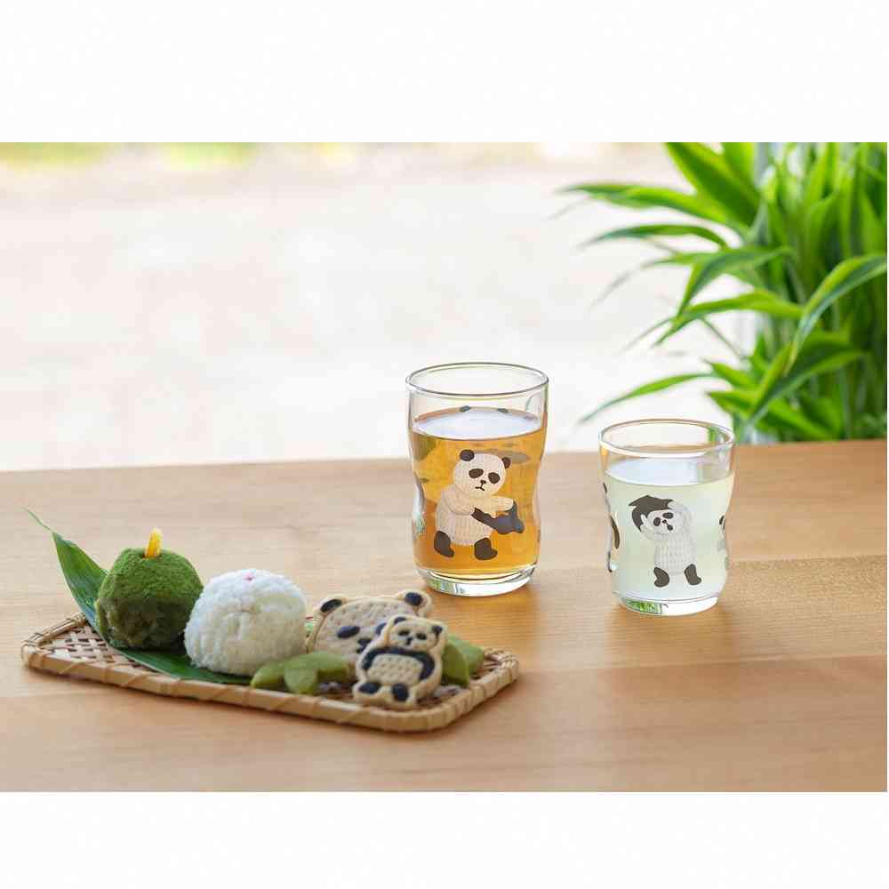 アデリア つよいこグラスS パンダ銭湯 1個 - Image 6
