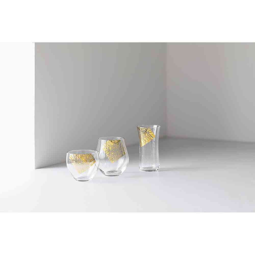 アデリア クラフトサケグラス 金羅凛 酒器三種揃え 150ml×1個、230ml×1個、120ml×1個 - Image 4