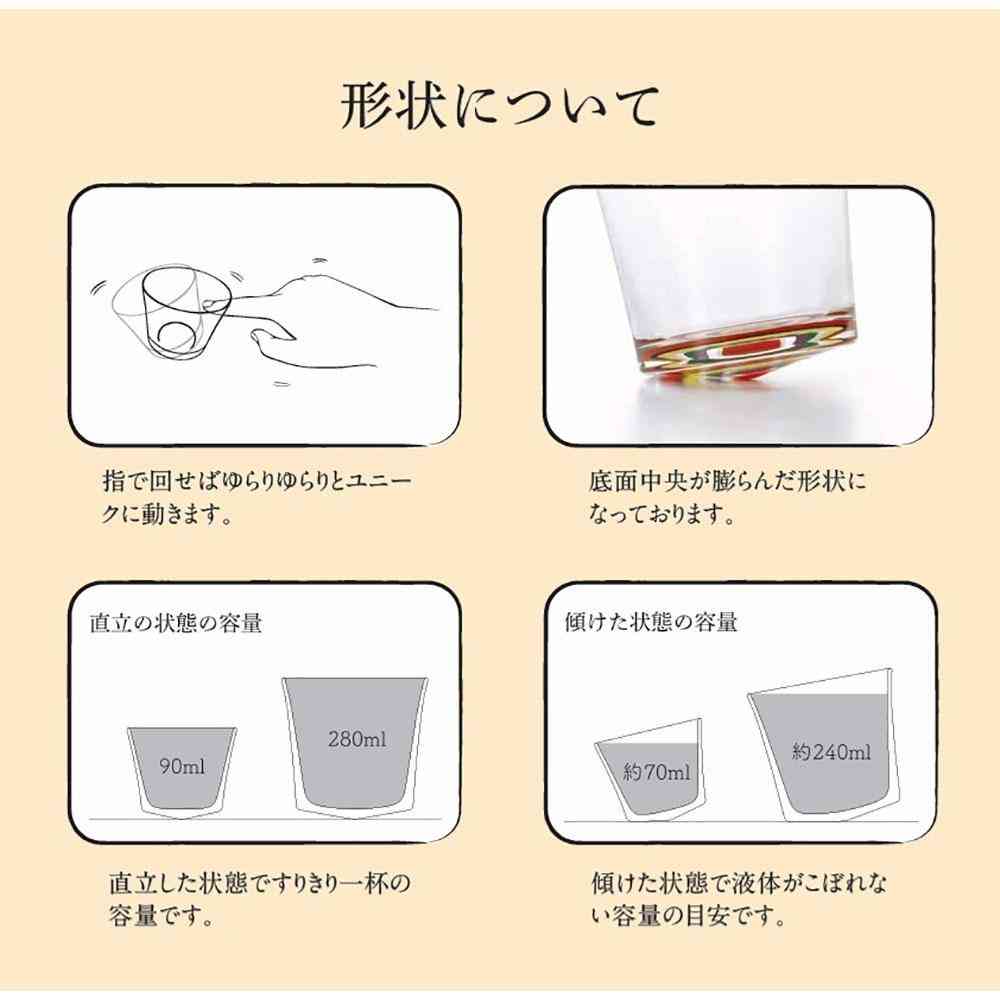 アデリア めでたmono 独楽 盃揃え 70ml×3個 - Image 5