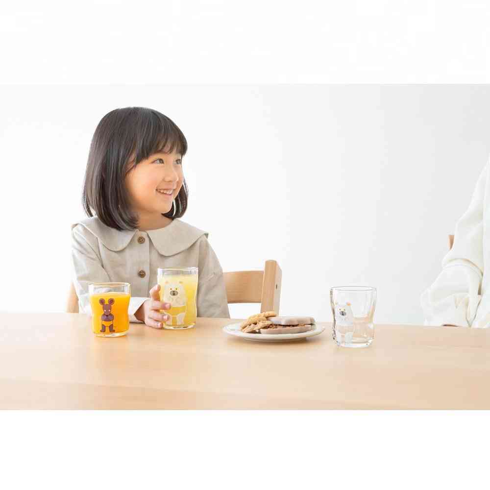 アデリア つよいこグラス S＆Mセット しろくまのパンツ 130ml×1個、185ml×1個 - Image 5