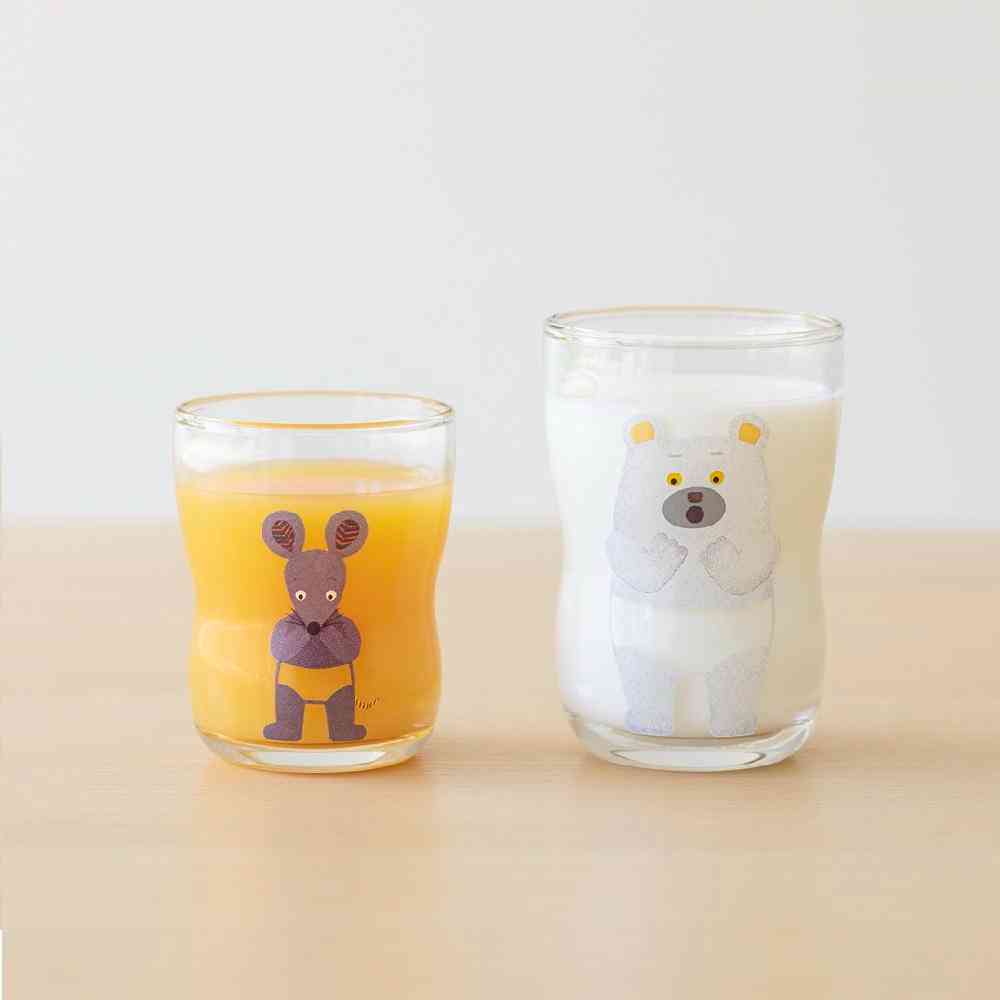アデリア つよいこグラス S＆Mセット しろくまのパンツ 130ml×1個、185ml×1個 - Image 7
