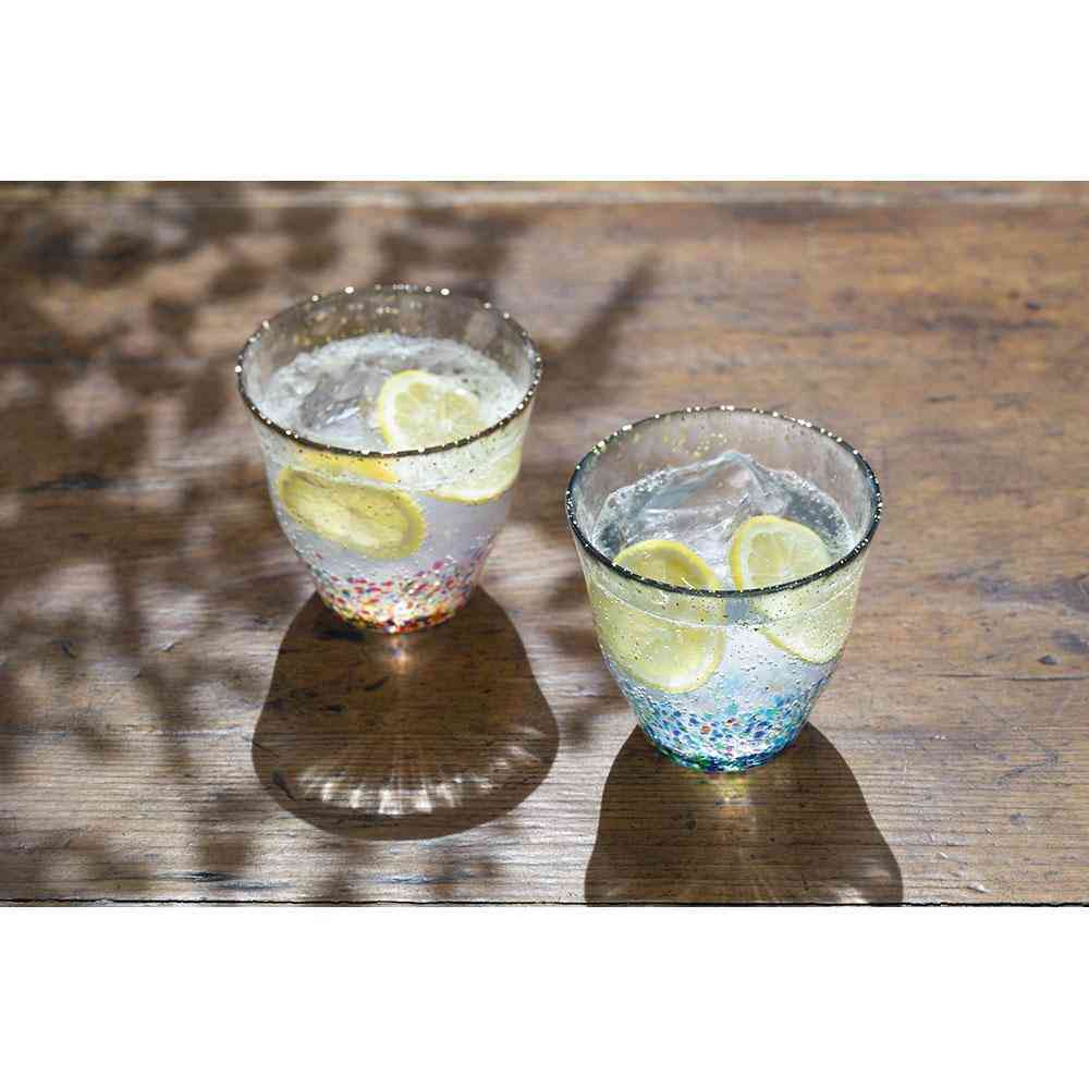 アデリア まつり・はなび ロックグラスペアセット 330ml×2個 - Image 2