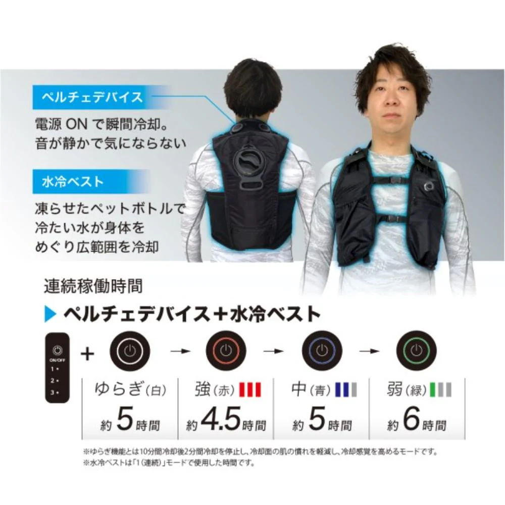 #7300-F RSCAHハイブリッドクールベスト バッテリー付 【直送品】 返品・キャンセル・他商品と同時購入は不可 - Image 5