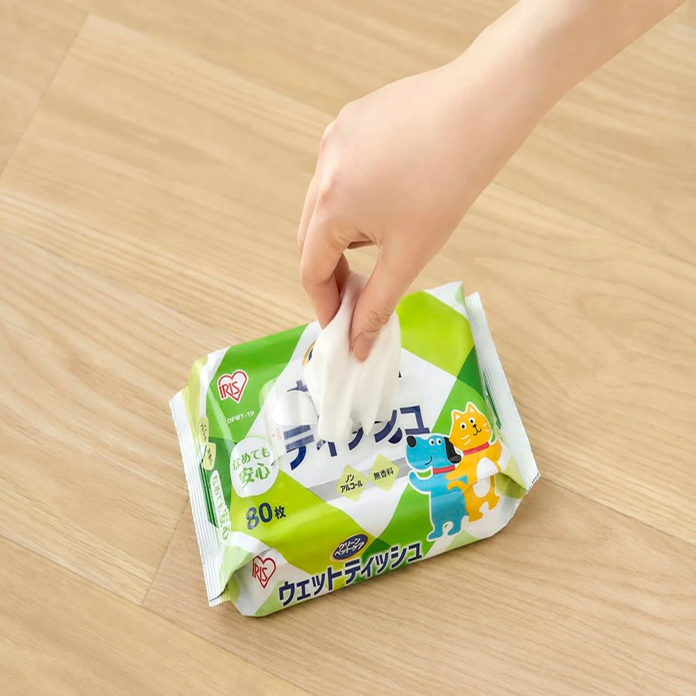 アイリスオーヤマ ペット用ウェットティッシュ 1P - Image 2