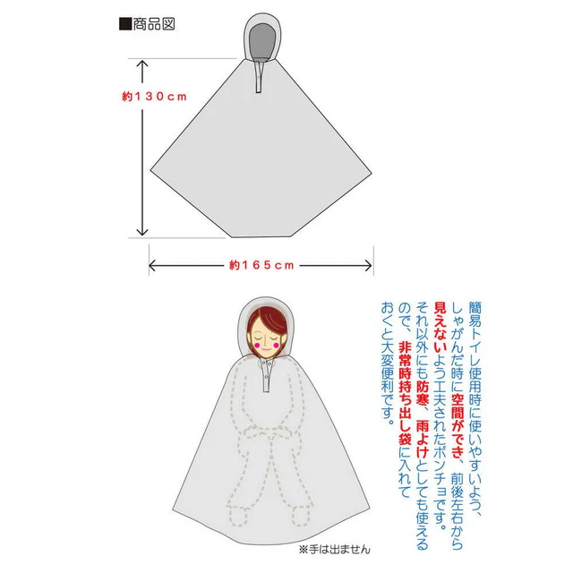 ケンユー ベンリーポンチョ 1枚入 - Image 5
