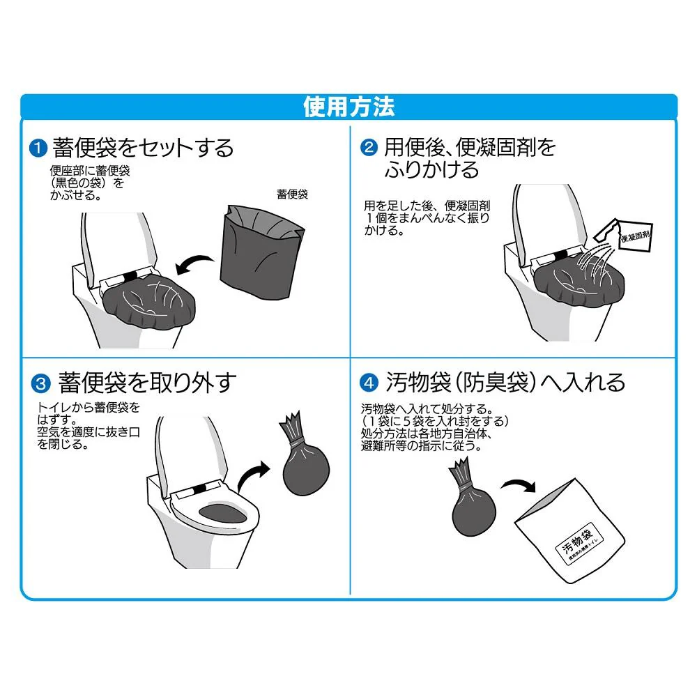 ケンユー ベンリー袋G 防臭袋プラス 5GBI40V 5回分セット - Image 7