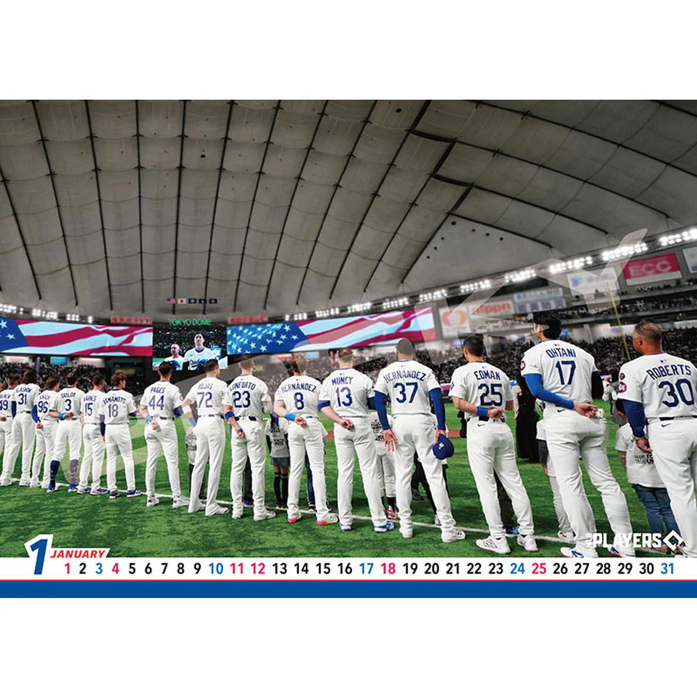 トライエックス 卓上 ロサンゼルス・ドジャース 2026年 カレンダー▼返品不可 - Image 2