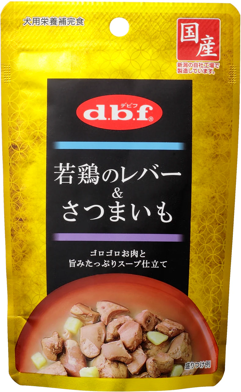 デビフペット 若鶏のレバー&さつまいも100g 100g