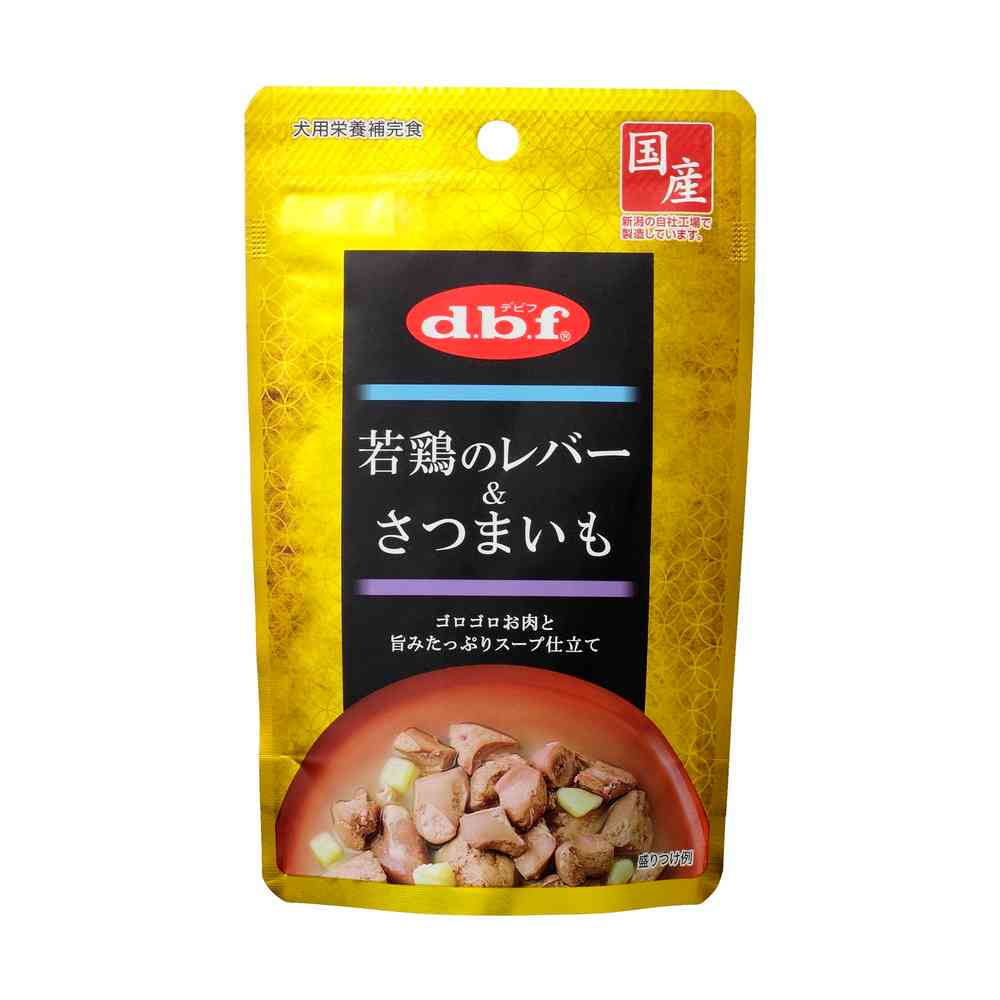 デビフペット 若鶏のレバー&さつまいも100g 100g - Image 2