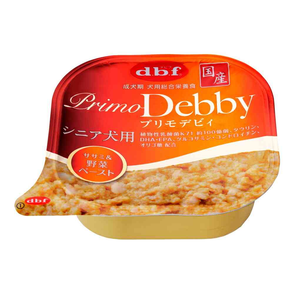 デビフペット プリモデビィ シニア犬 ササミ&野菜ペースト 95g - Image 2