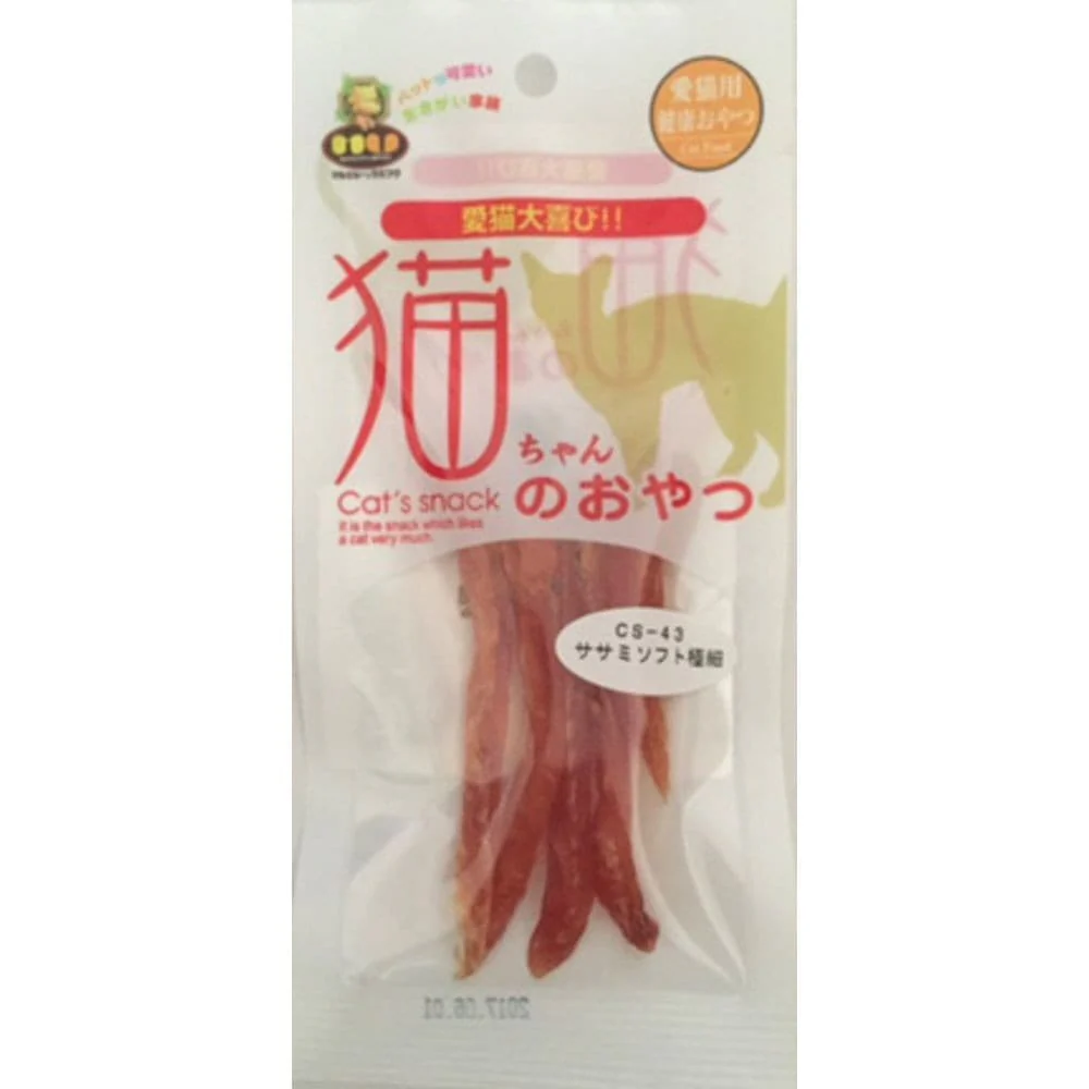 マルジョー＆ウエフク 猫ちゃんのおやつ ササミソフト 極細 15g - Image 3
