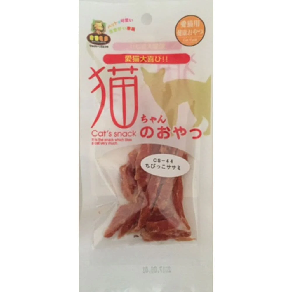マルジョー＆ウエフク 猫ちゃんのおやつ ちびっこ ササミ 15g - Image 3
