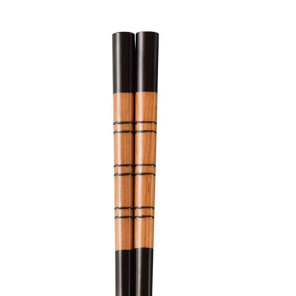 イシダ 箸 ウッドライン 23cm 1膳 - Image 2