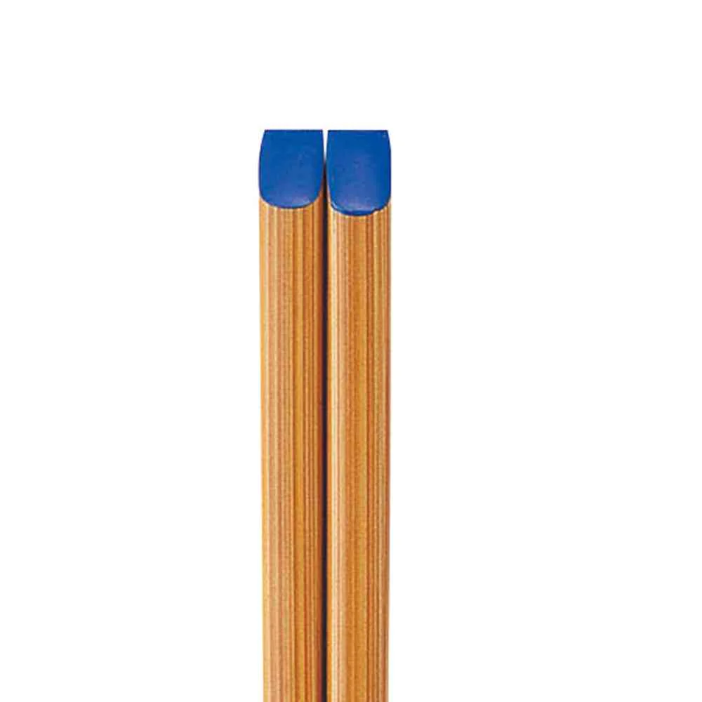 イシダ 箸 スス竹 天平頭色付 ブルー 22.5cm 1膳 - Image 2