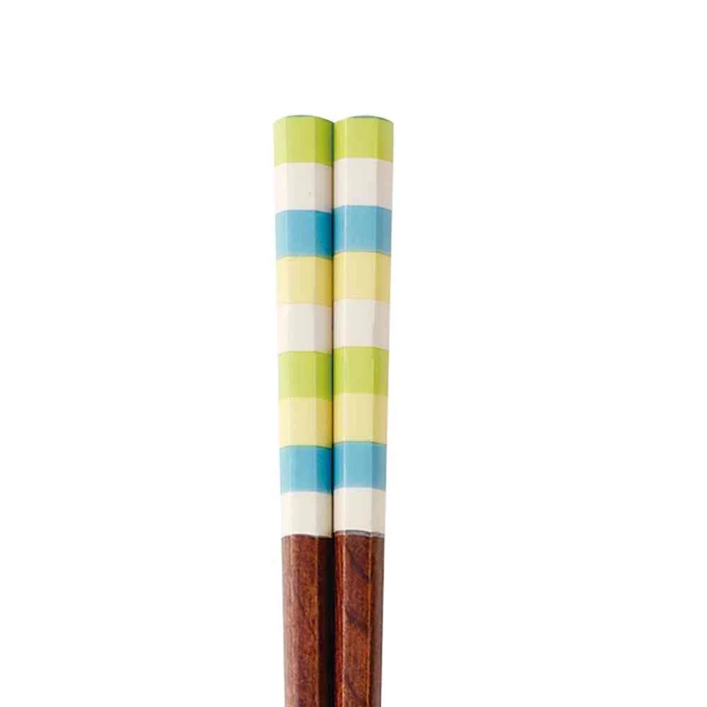 イシダ 箸 キューピット グリーン 23cm 1膳 - Image 2