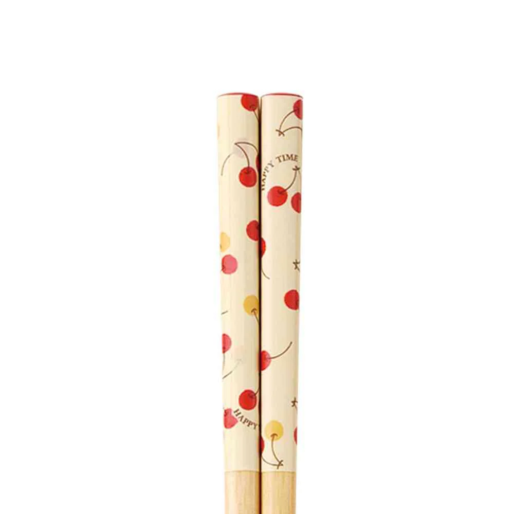 イシダ 箸 チェリー 21cm 1膳 - Image 2