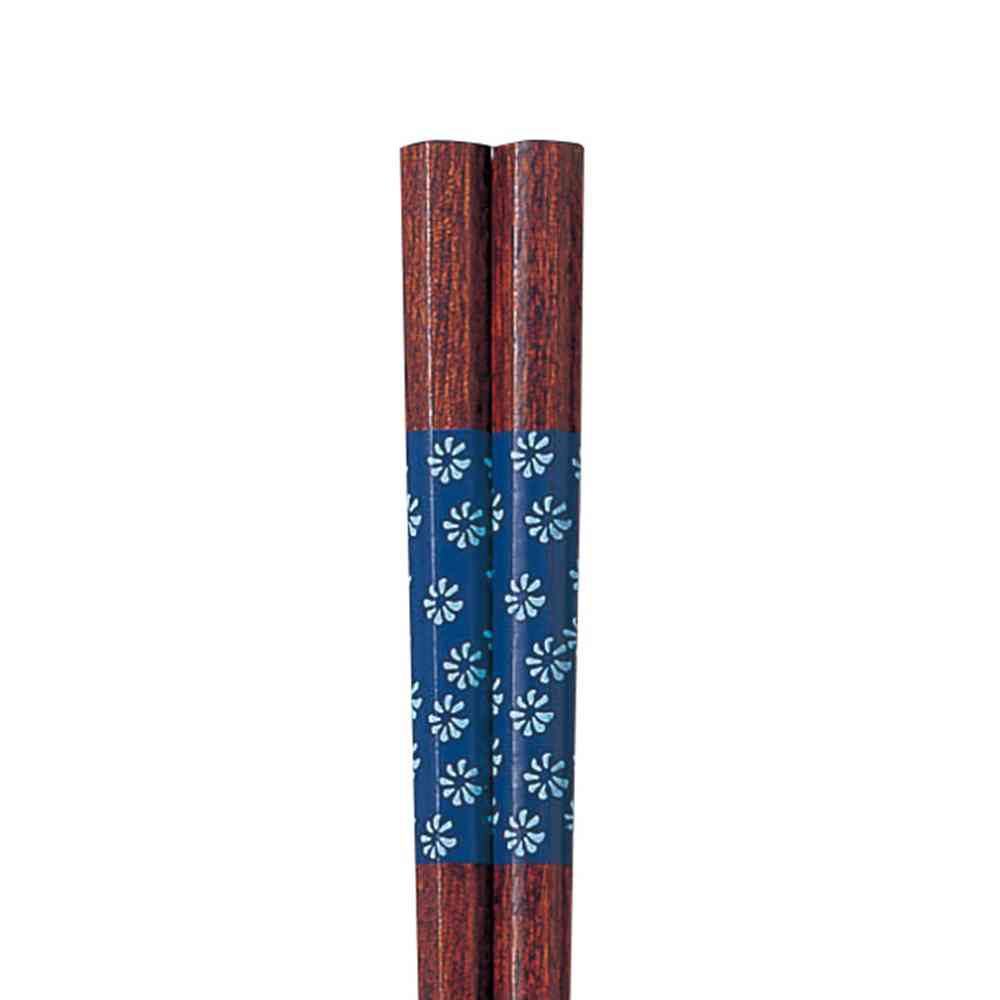 イシダ 八角箸 小花 23cm 1膳 - Image 2