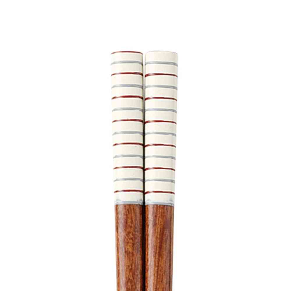 イシダ 箸 シャープボーダー 21cm 1膳 - Image 2