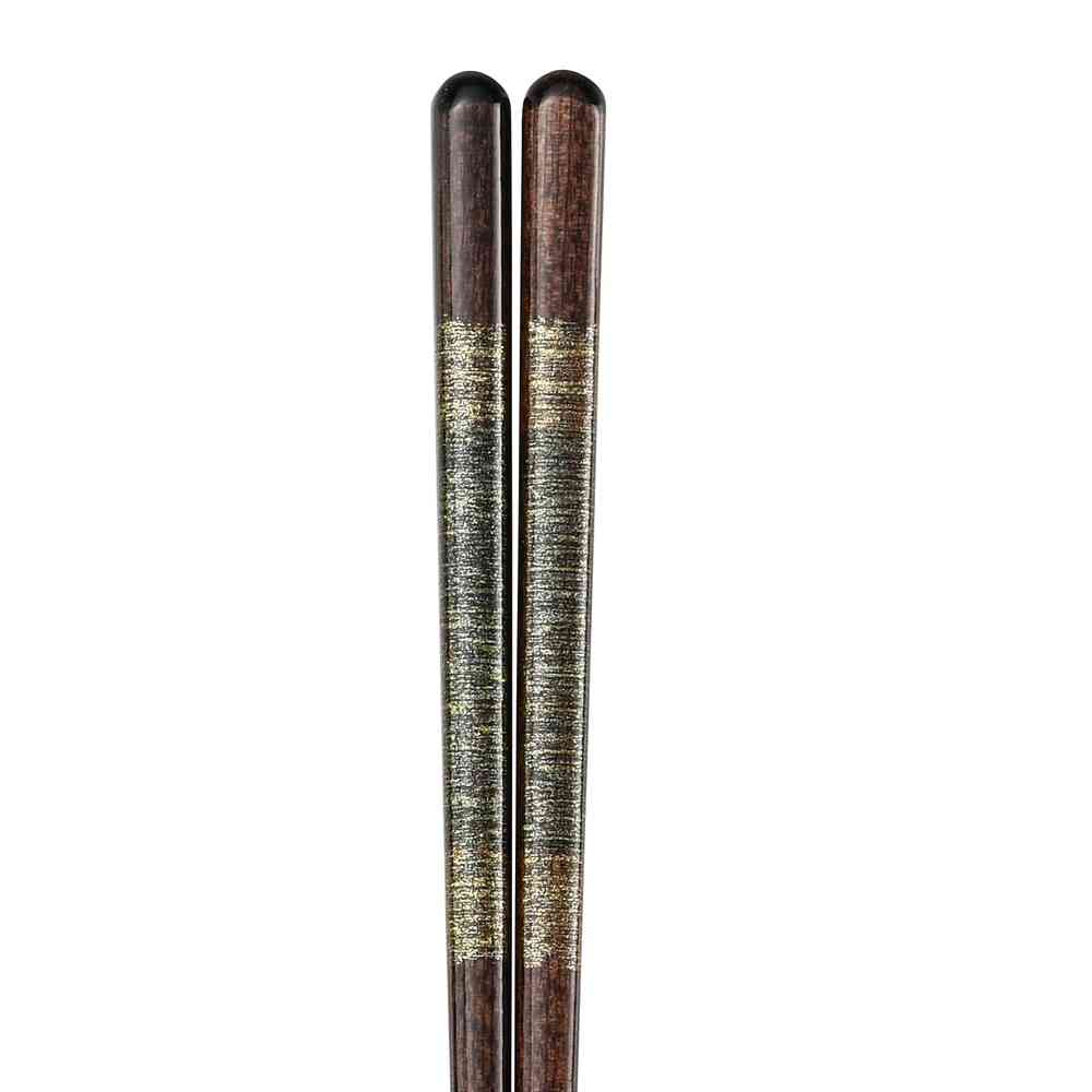 イシダ 食洗箸 金欄 23cm 1膳 - Image 2