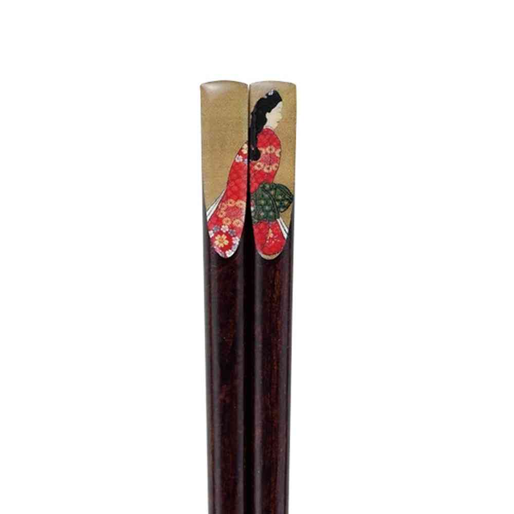 イシダ 箸 見返り美人 23cm 1膳 - Image 2