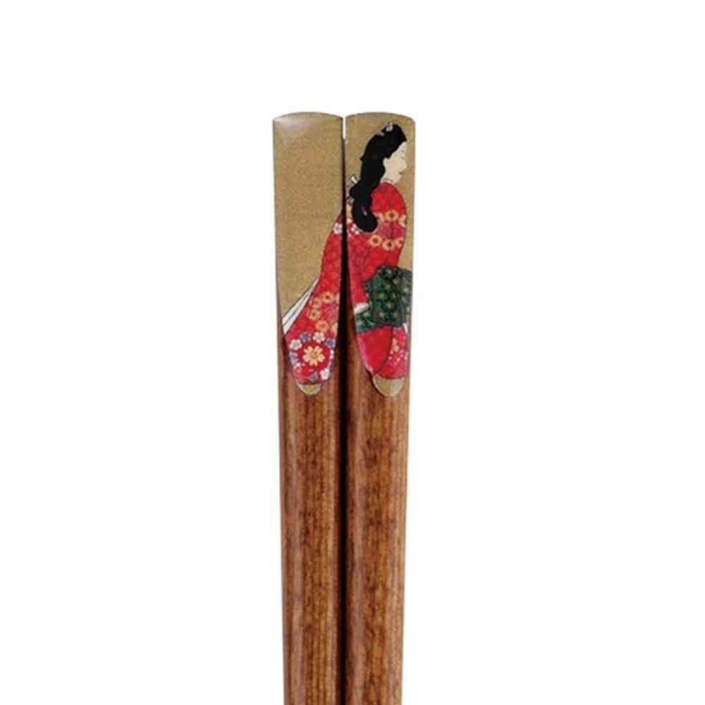イシダ 箸 見返り美人 21cm 1膳 - Image 2