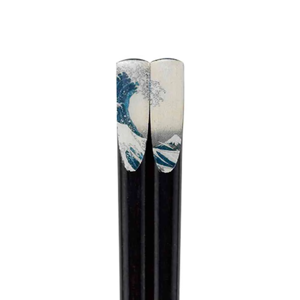 イシダ 箸 浪裏 23cm 1膳 - Image 2