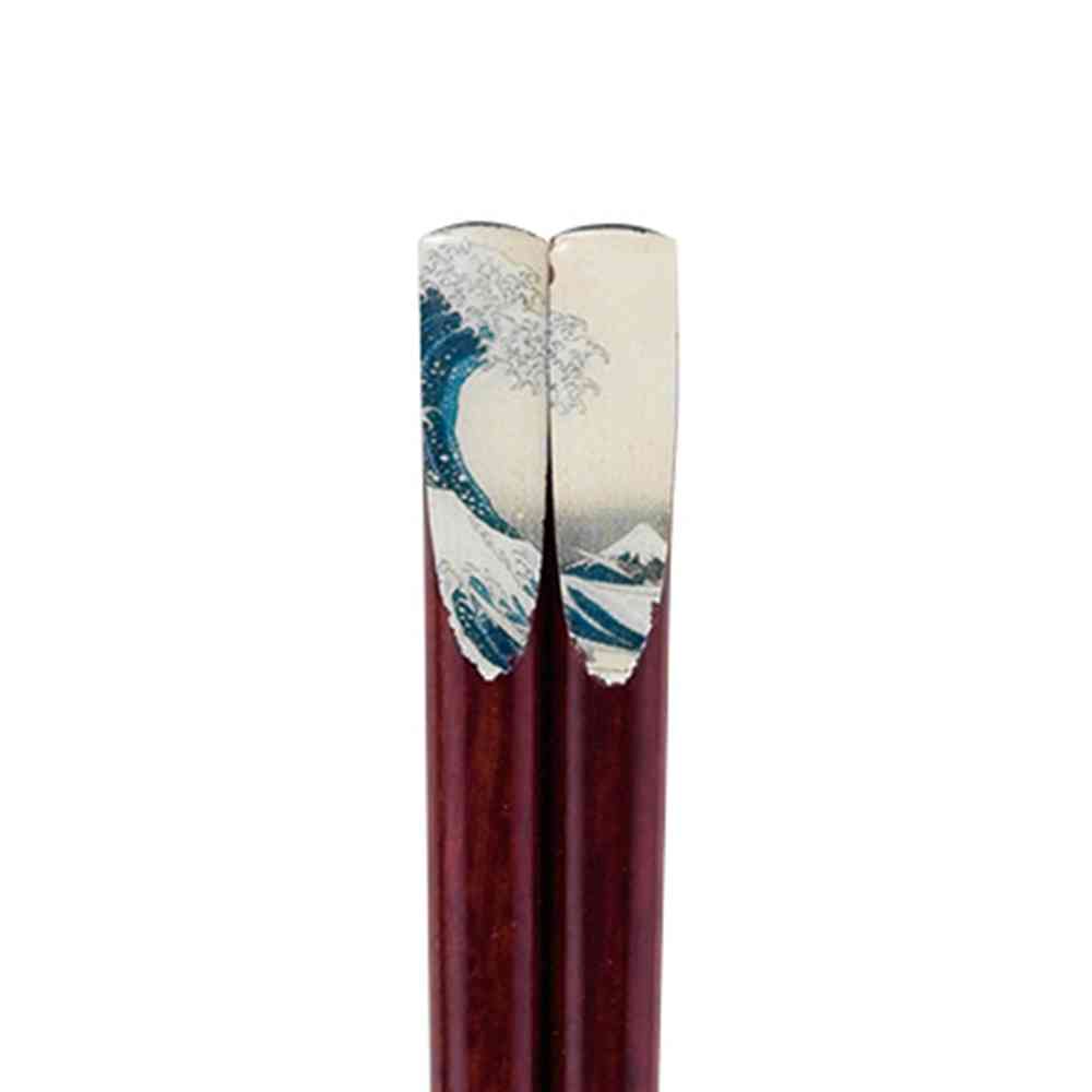 イシダ 箸 浪裏 21cm 1膳 - Image 2