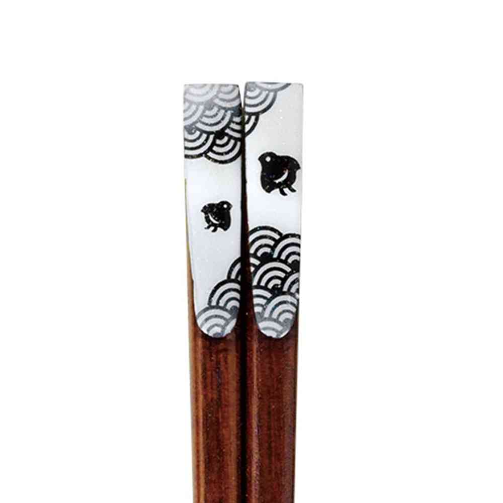 イシダ 箸 福千鳥 23cm 1膳 - Image 2