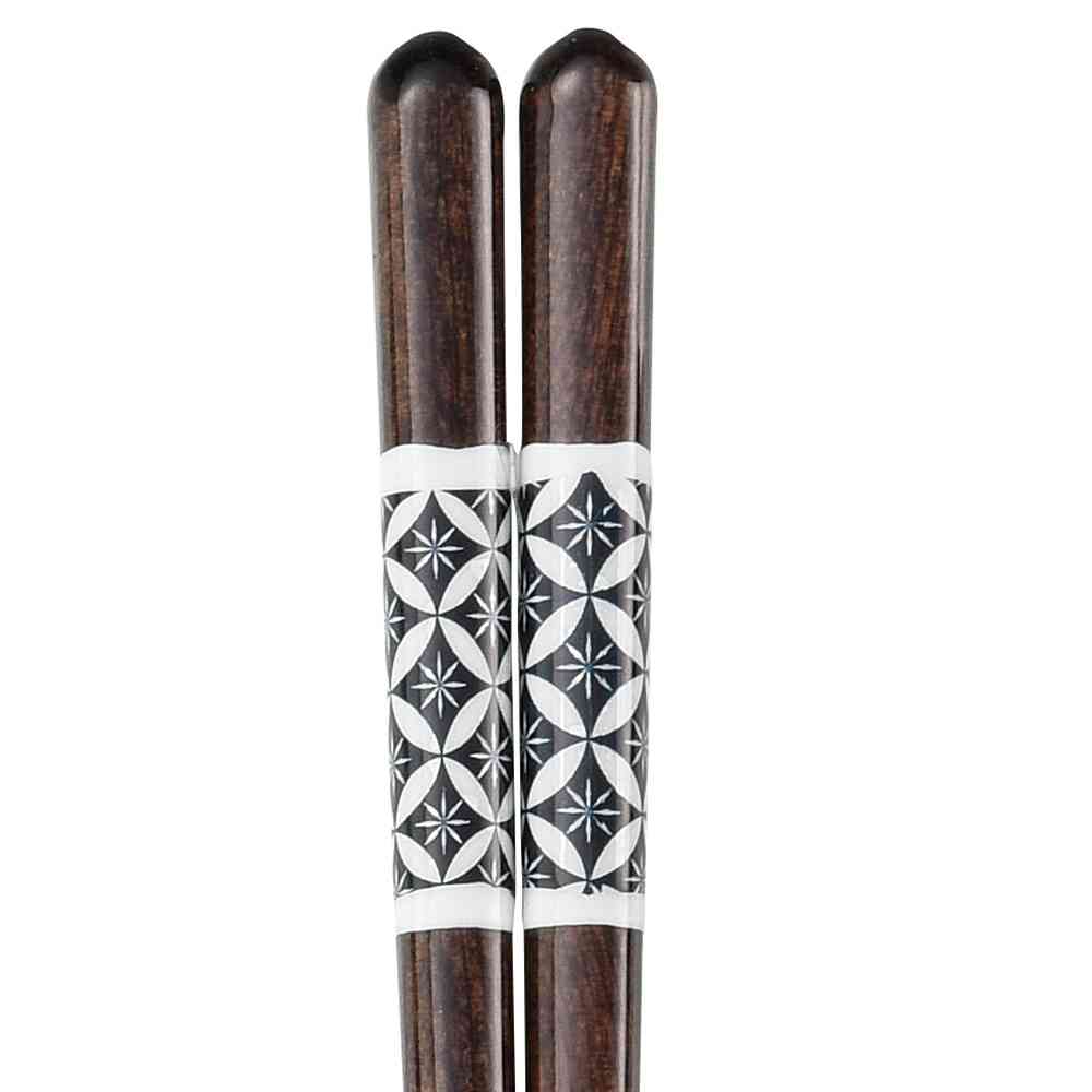 イシダ 食洗箸 紋菱 23cm 1膳 - Image 2