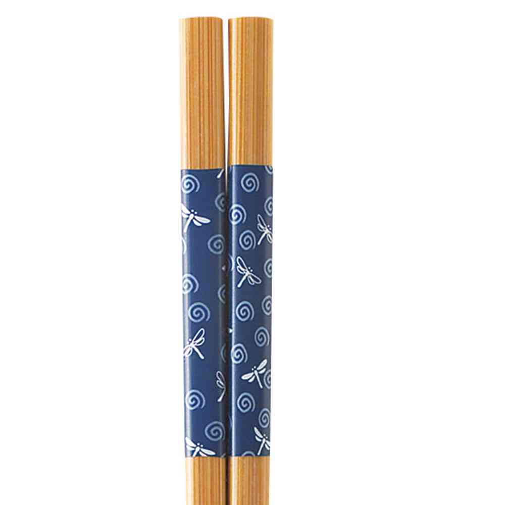 イシダ 箸 スス竹 糸とんぼ 23cm 1膳 - Image 2