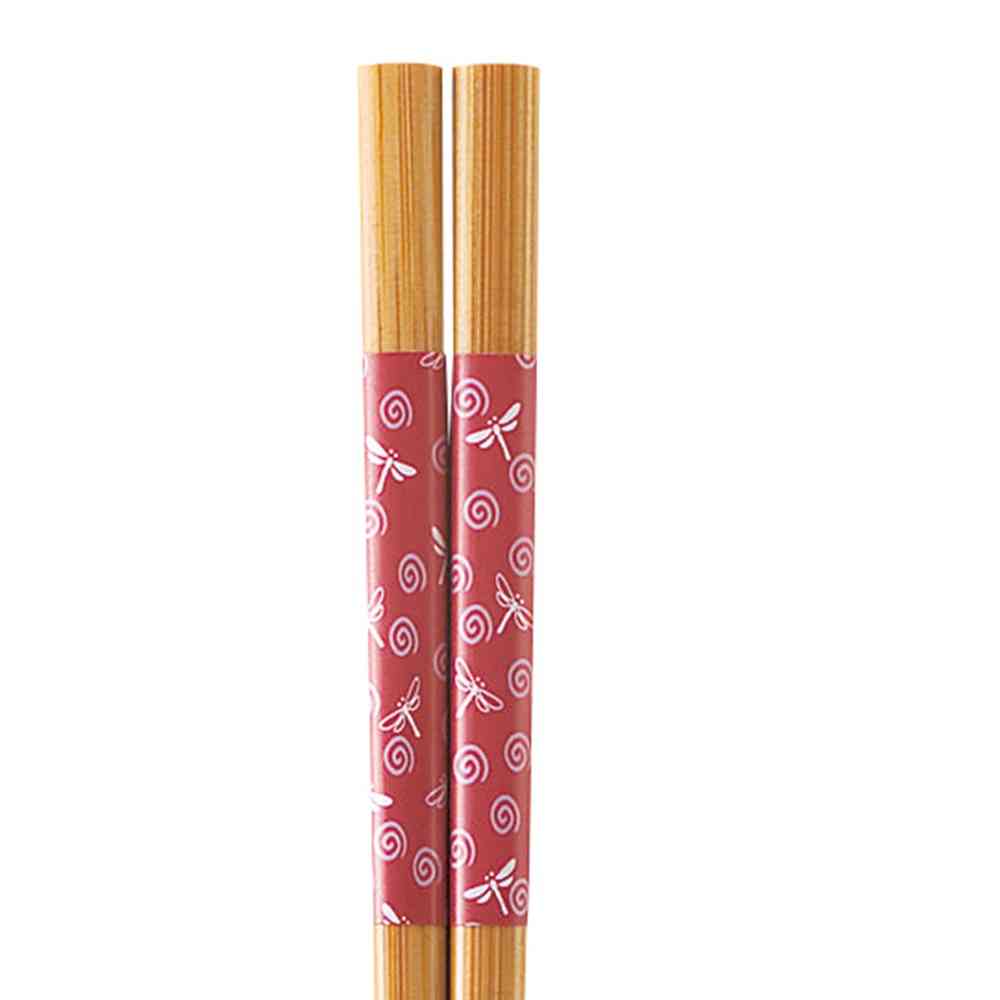 イシダ 箸 スス竹 糸とんぼ 20.5cm 1膳 - Image 2