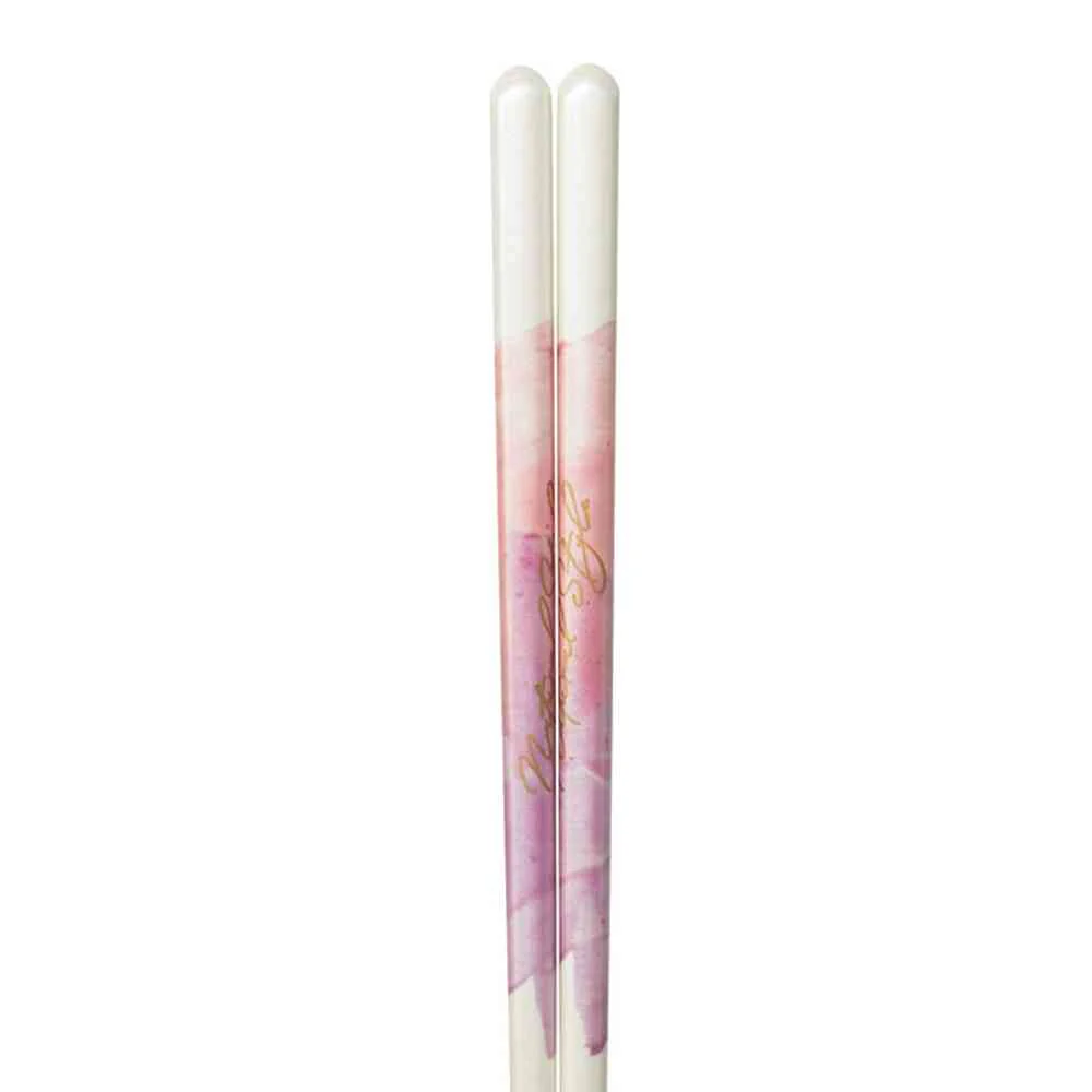 イシダ 食洗箸 ナチュラルスタイル ピンク 23cm 1膳 - Image 2