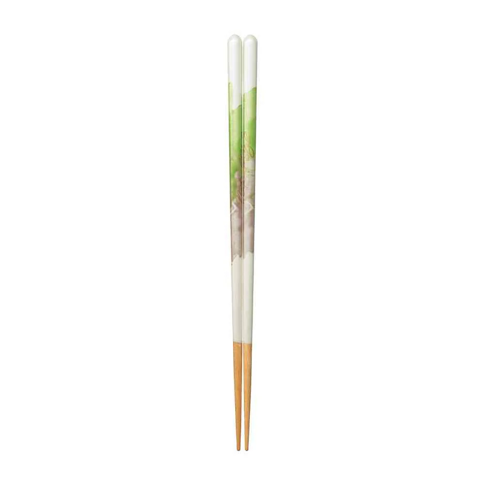 イシダ 食洗箸 ナチュラルスタイル グリーン 23cm 1膳