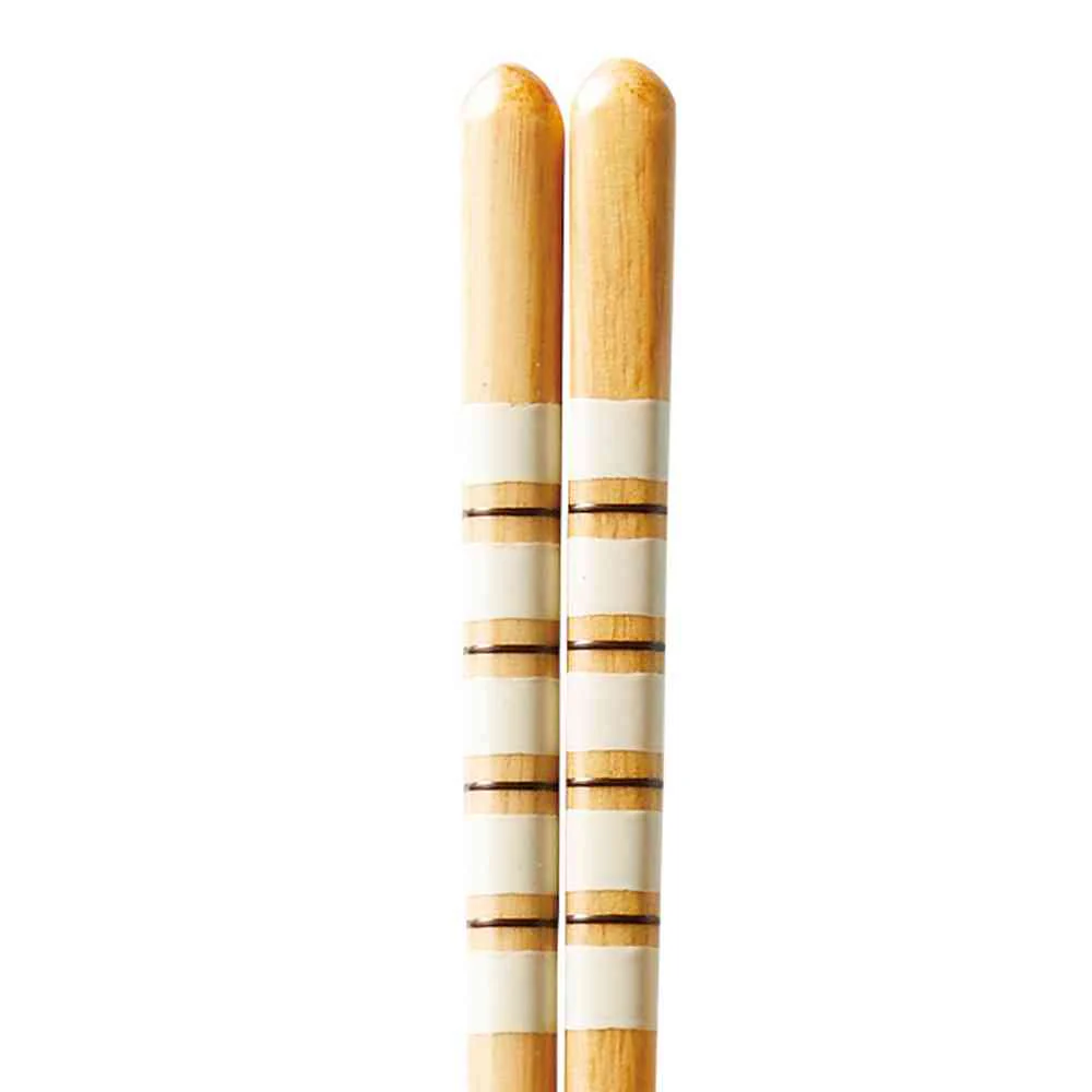 イシダ 食洗箸 ナチュラルホワイト 21cm 1膳 - Image 2
