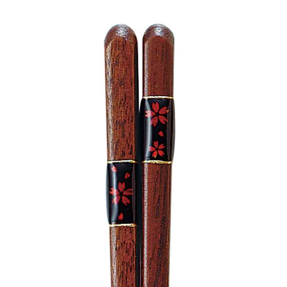 イシダ 箸 ビーズ 桜市松 23cm 1膳 - Image 2