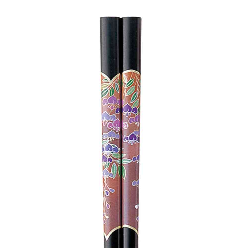イシダ 箸 カラー藤 黒 23.0 1膳 - Image 2