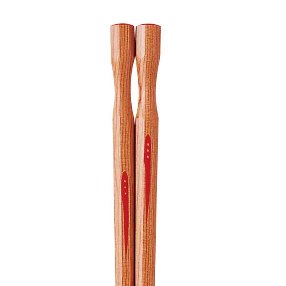 イシダ 八角箸 先角恵木彫 20.5cm 1膳 - Image 2