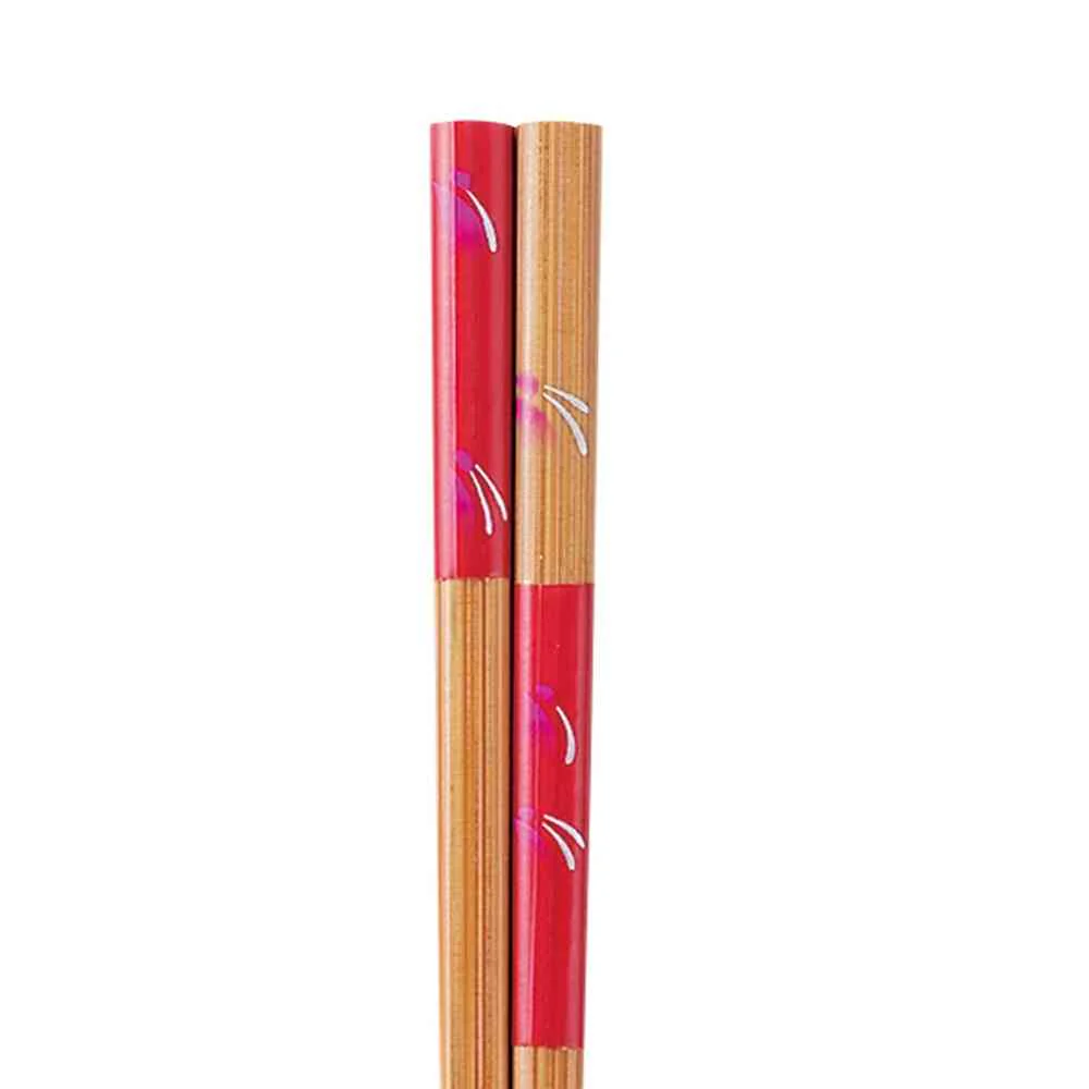 イシダ 箸 スス竹 小山の兎  1膳 - Image 2