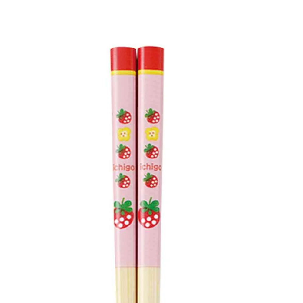 イシダ キッズ安全箸 ストロベリー  1膳 - Image 2