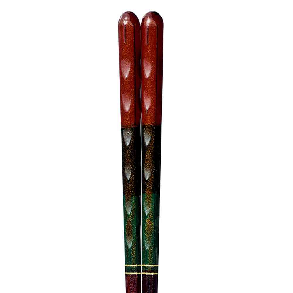 イシダ 箸 PI八角翠玉  1膳 - Image 2