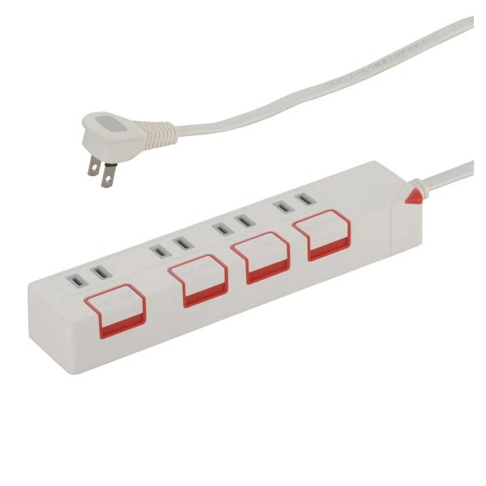 オーム電機 節電タップ 4個口 2.5m - Image 3