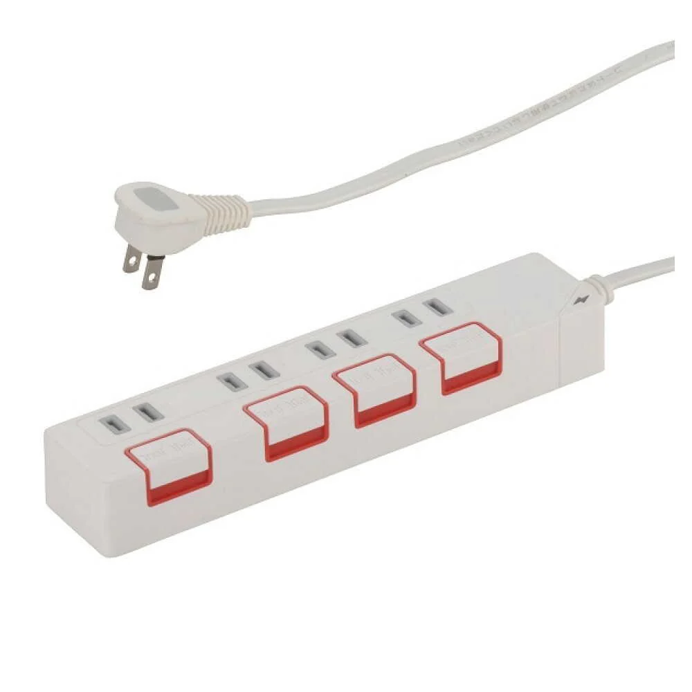 オーム電機 雷ガード節電タップ 4個口 1.5m - Image 4