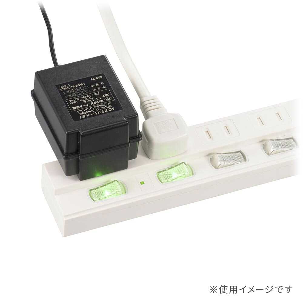 オーム電機 節電タップ 雷ガード 6個口 HS-TPK61W-22 - Image 2