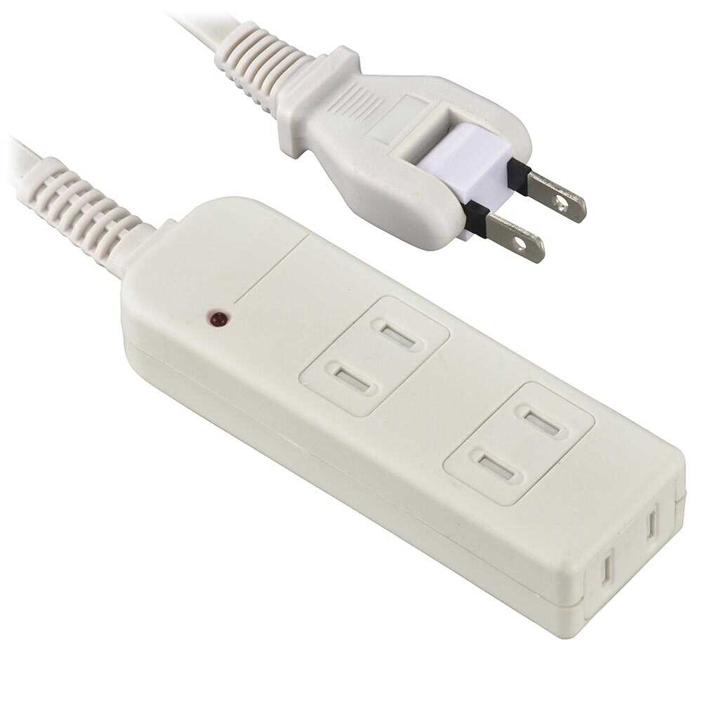 オーム電機 安全タップ雷ガード 3個口 HS-TK33SFW-22