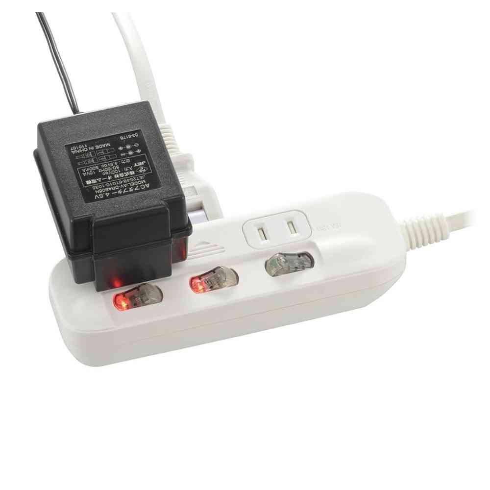 オーム電機 電源タップ 交互コンセント 3個口 2m HS-TP32ADW22 - Image 2