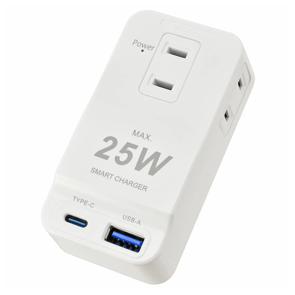 オーム電機 発煙ガード USB付タップ 3個口