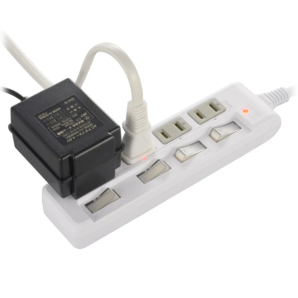 オーム電機 発煙ガード 節電タップ 雷ガード 4個口 2m - Image 2
